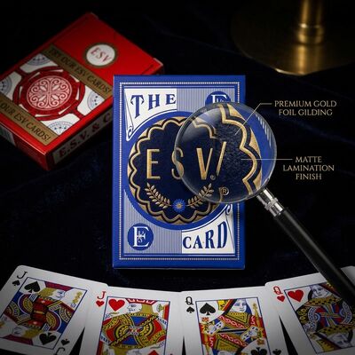 Lüks Altın Folyo Kenar Mat Laminasyonlu Oyun Kartları Premium Casino Hediye Ve Koleksiyon için