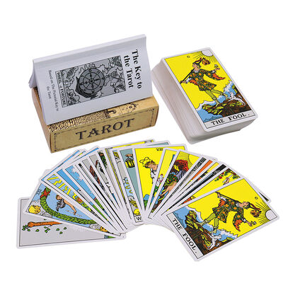 Fabrika Basılı Cadı Tarot Kahin Kart Rehberi Özel Klasik 78 Tarot Kartları Stokta Online Satış Cartas De Tarot