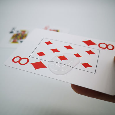 Yüzde 100 Pvc Plastik Kartlar, Suya Dayanıklı Özel Plastik Poker Kartları