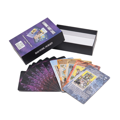 Klasik Unio Mystica Tarot Kartları Rehber Kitapla Özel Logo Yazdırma Yeni başlayan Annotasyon Kağıdı Tarot